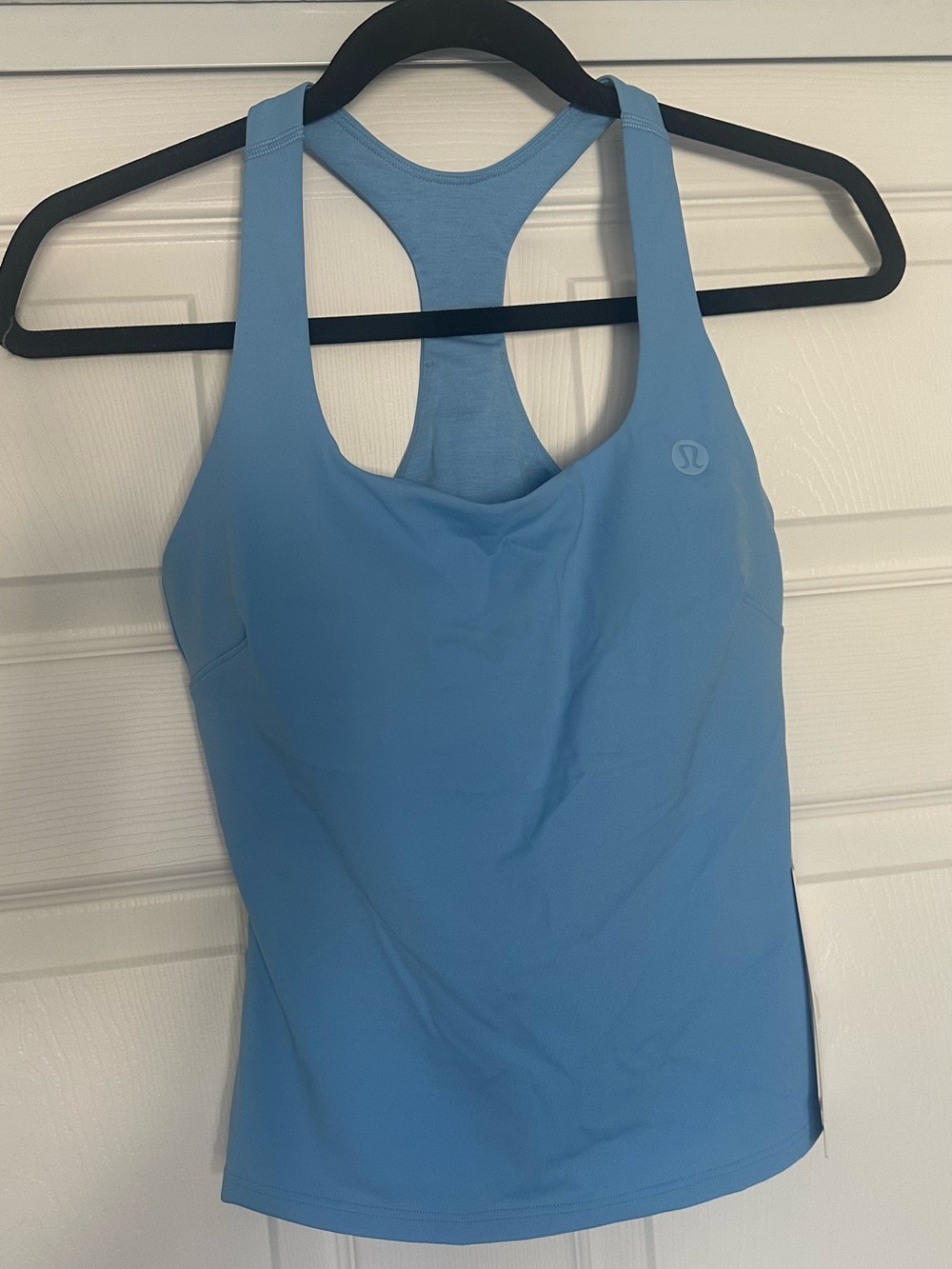 lululemon athletica Light Blue Racerback Tank with Built-In Support